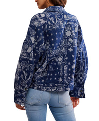 Free People - Women's Bandana Jacquard Shirt Jacket