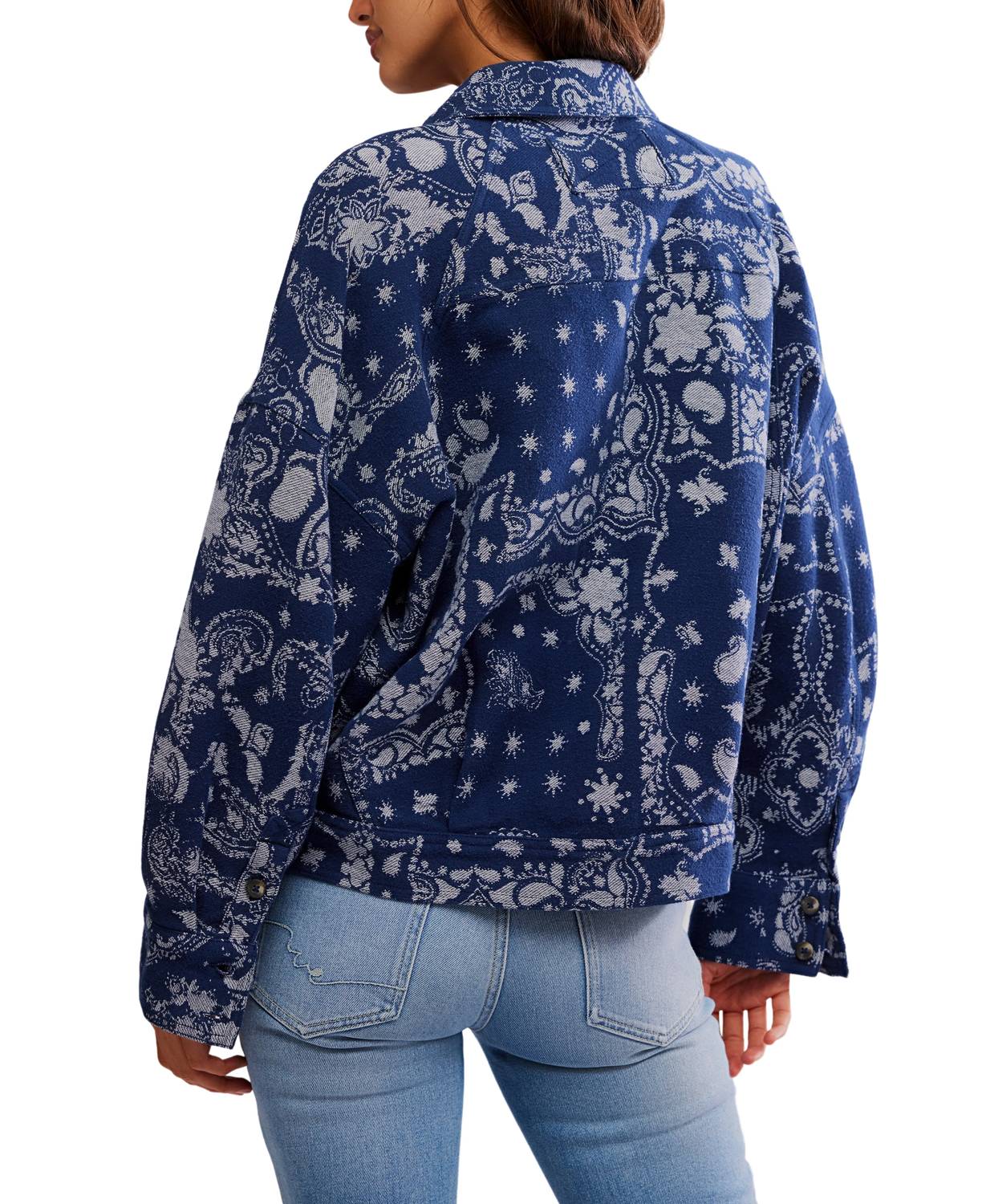 Free People - Women's Bandana Jacquard Shirt Jacket