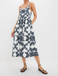 Sea - Ana Patchwork Print Tank Dress