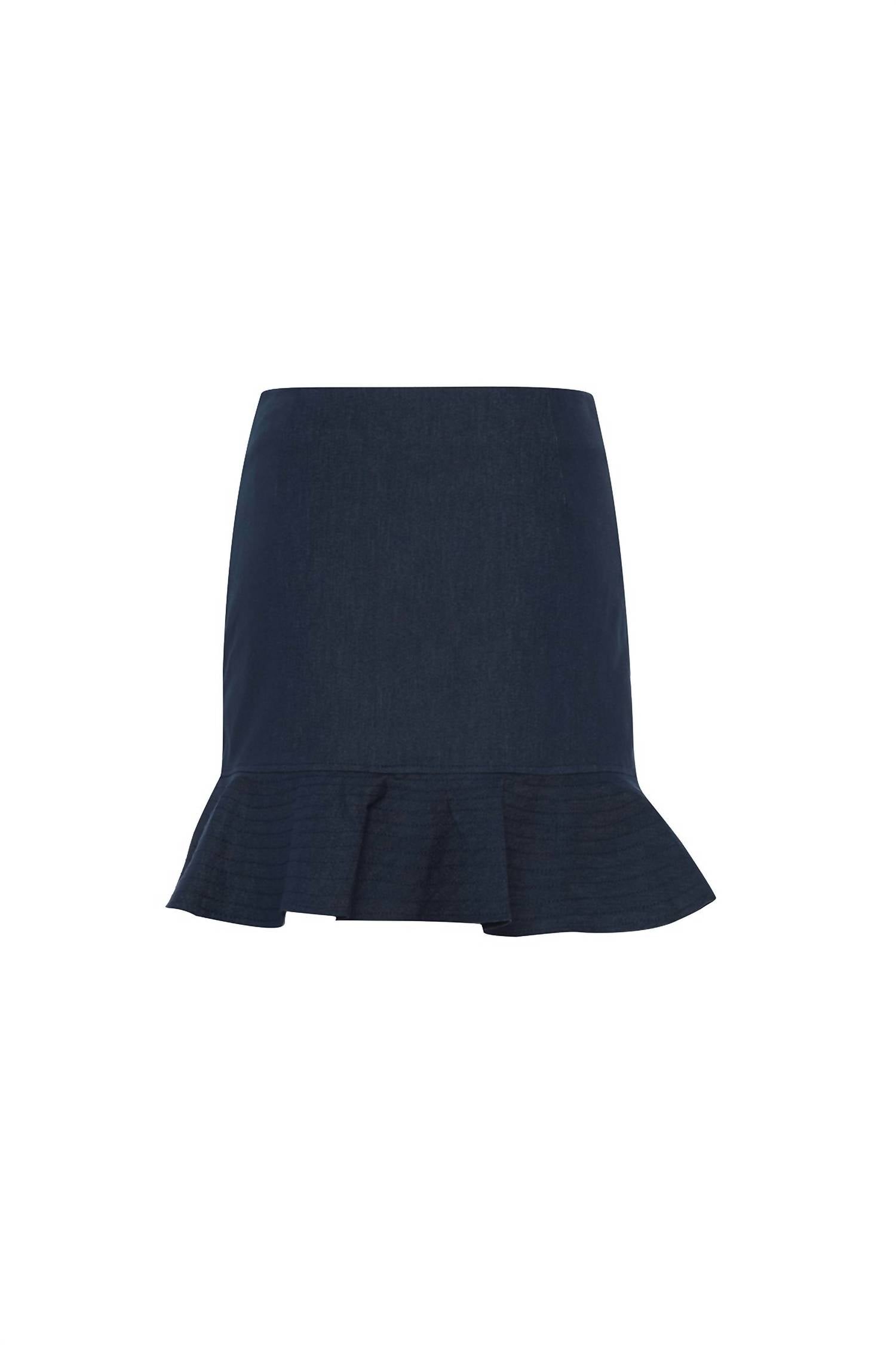 Theo The Label - Women's Demeter Trapunto Hem Skirt