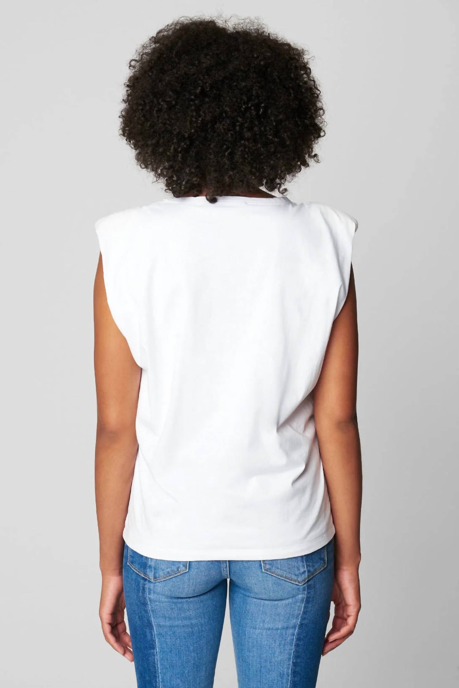 Blanknyc - Shoulder Pad Tank Top
