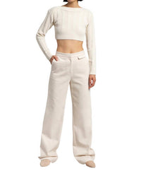 Matin - HIGH RISE SLIM PANTS
