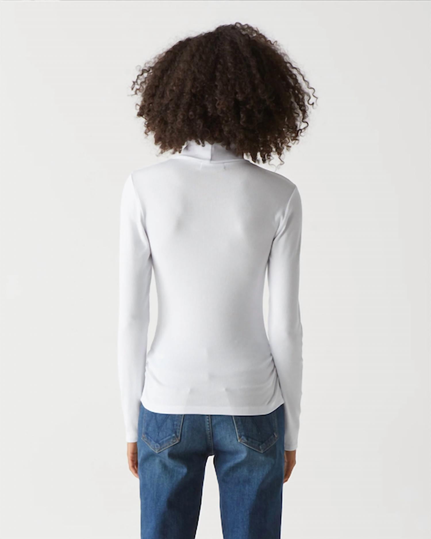 Michael Stars - Beck Ruched Turtleneck Sweater