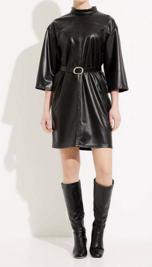 Vegan Leather Dress