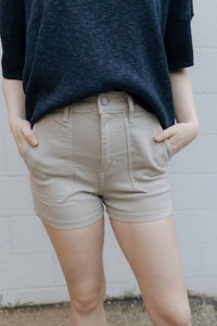Just Black Denim - High Rise Utility Cargo Short
