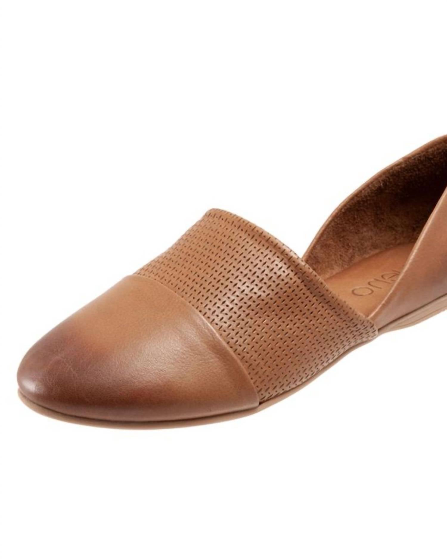 bueno Women's Kayla Slip-on Flat Shoes in brown - women's flats - detail view