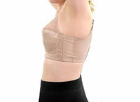 Kaye Larcky Minimizer Underwire Bra in nude - women's intimate - detail view