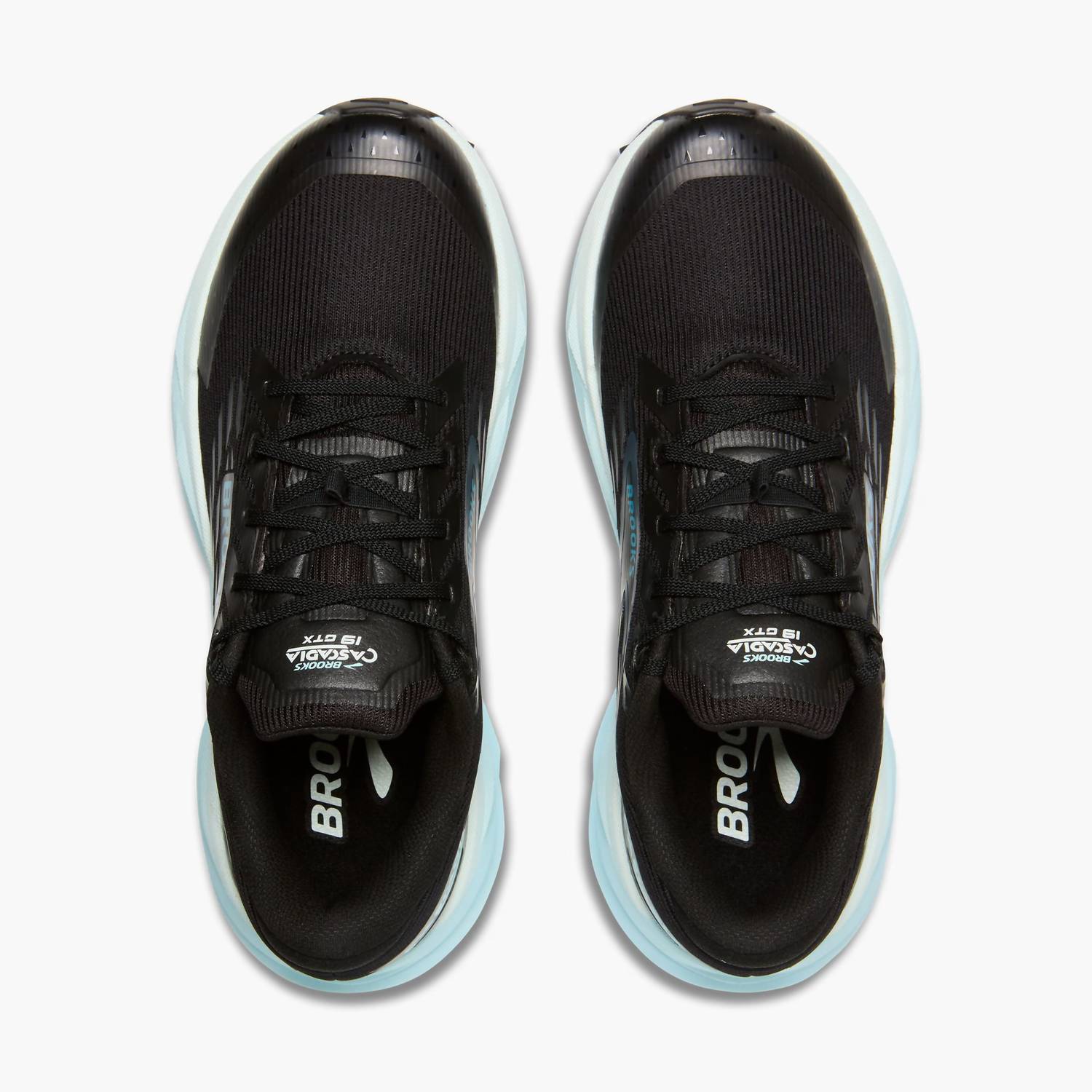 BROOKS Women's Cascadia 19 Gtx Running Shoes in black ebony blueflower - women's shoe - view 4