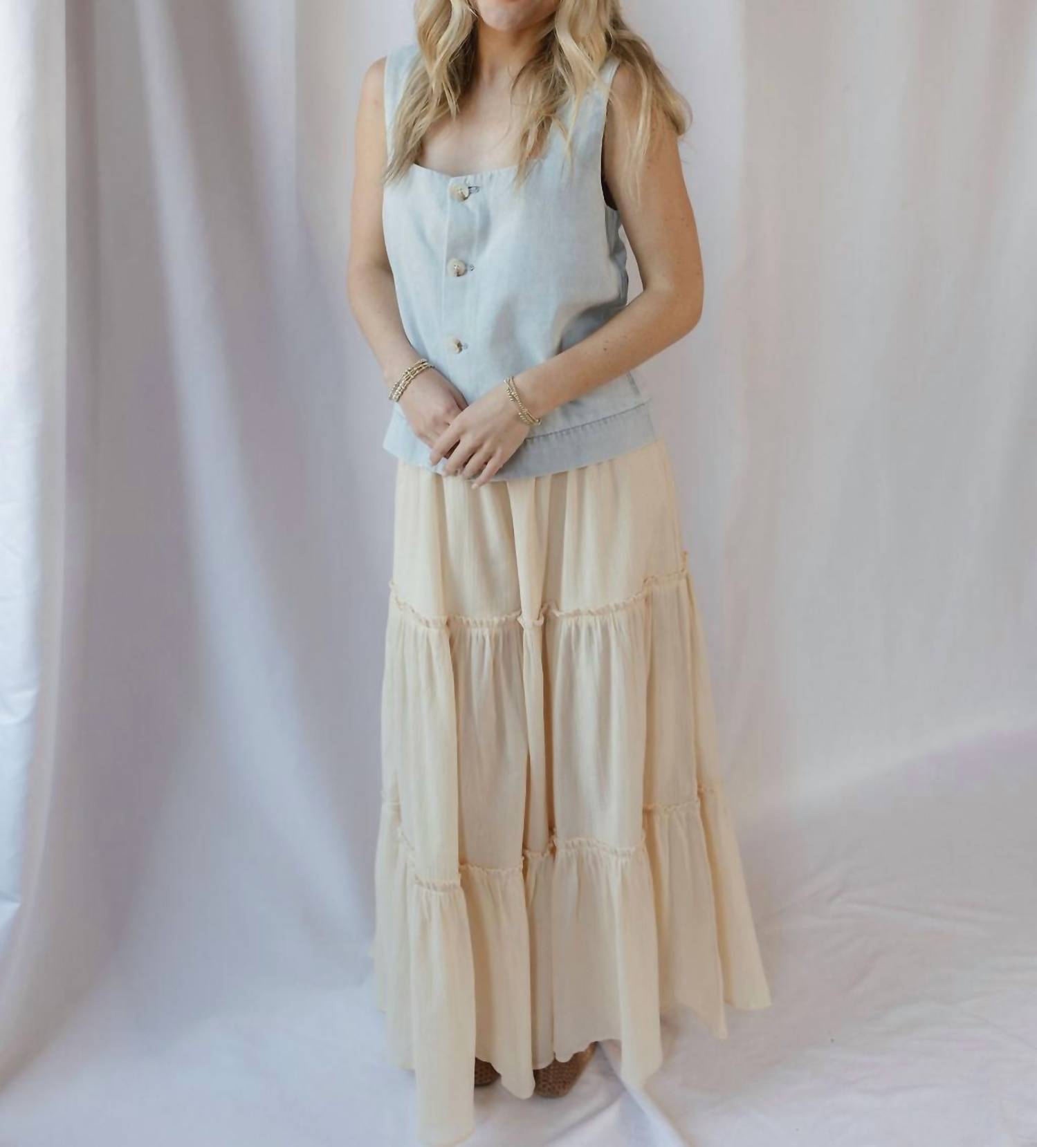 By Together - Ruffle Chiffon Pants