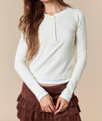Peach Love - Dora Long Sleeve Top
