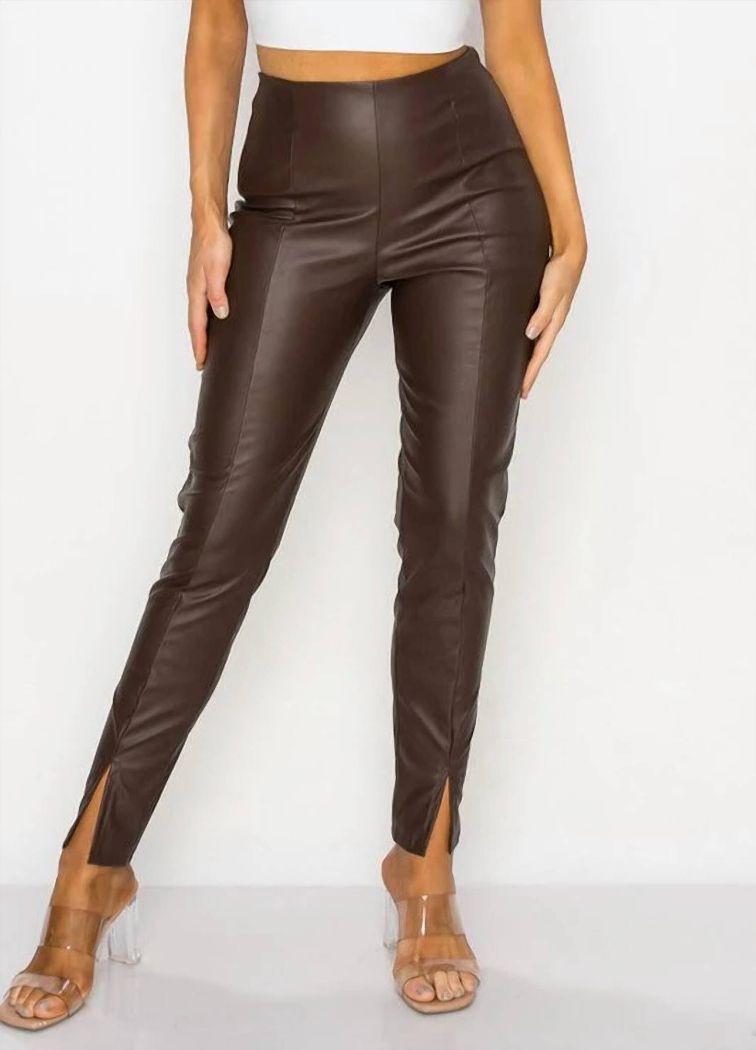 Canvas Apparel - Pleather Skinny Pants