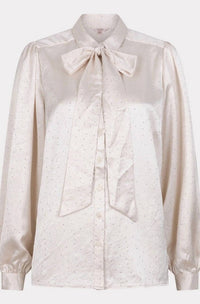 Esqualo - bow blouse with stones