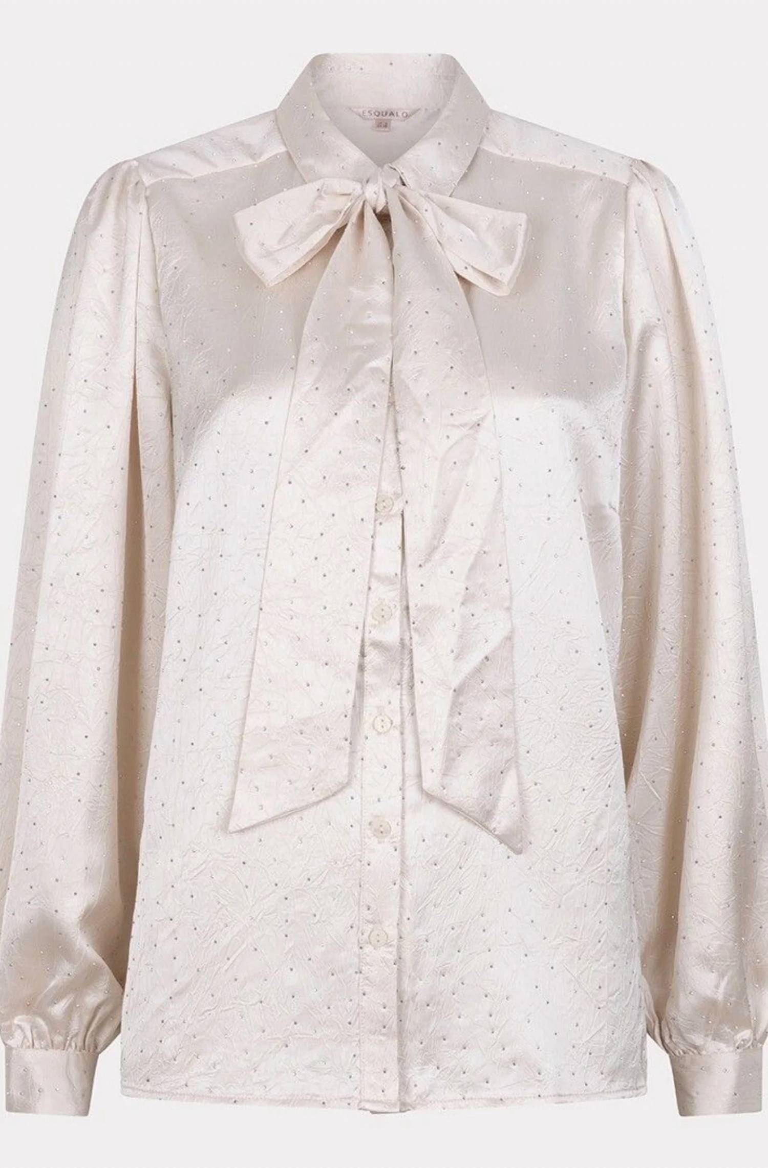 Esqualo - bow blouse with stones