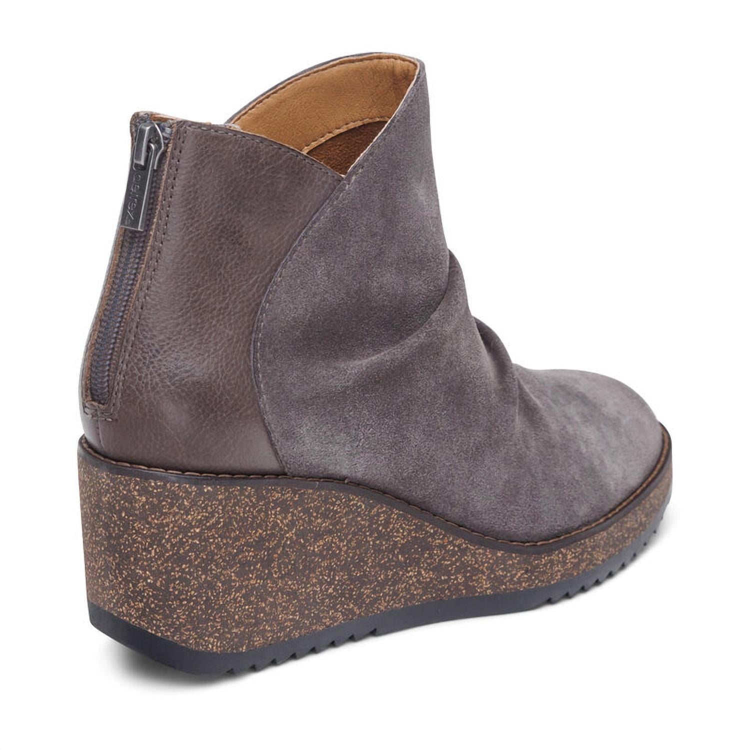 Aetrex - Women's Kara Ruched Wedge Boot