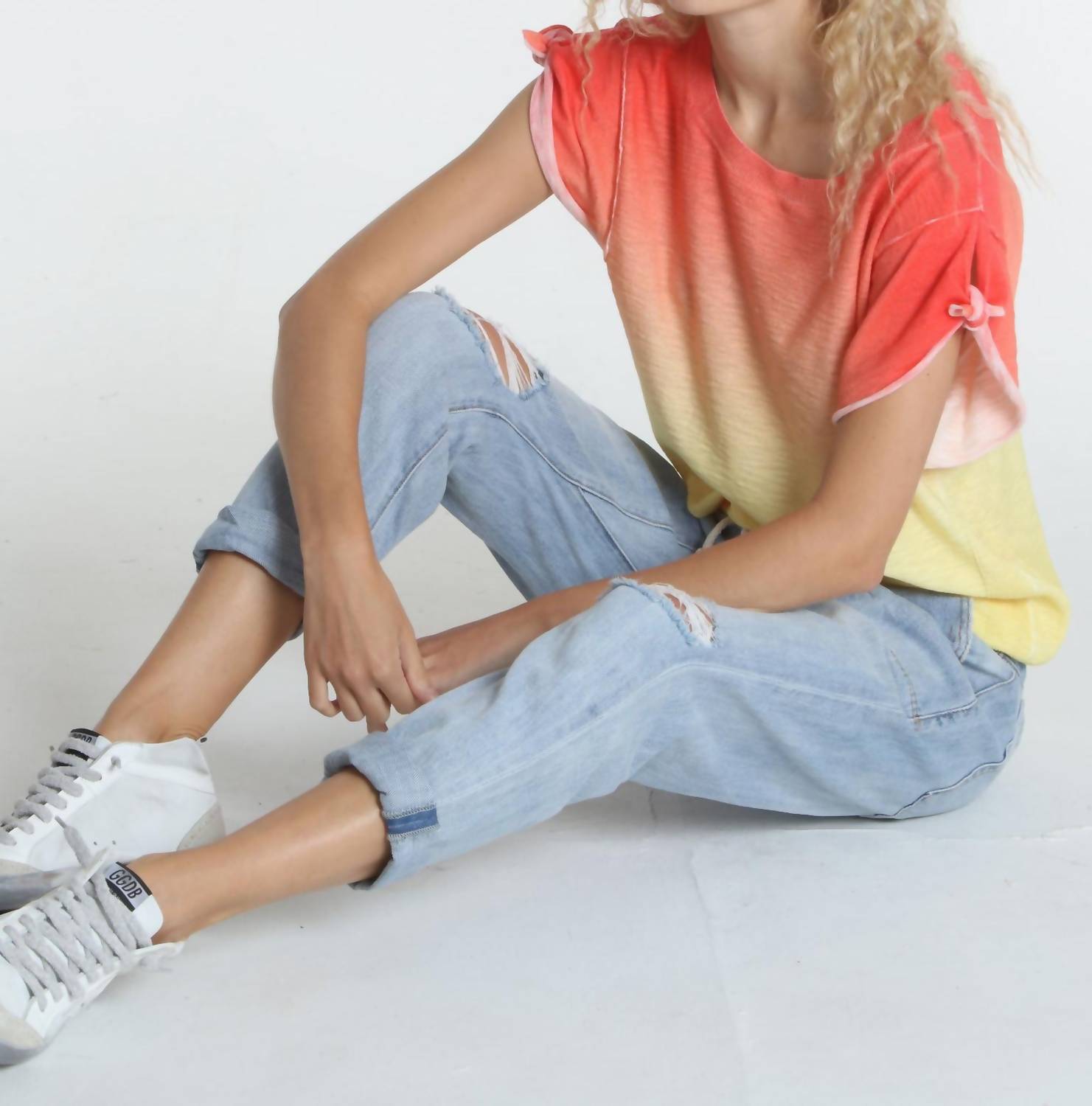 Label+Thread - Women's Ombre Tie Tee