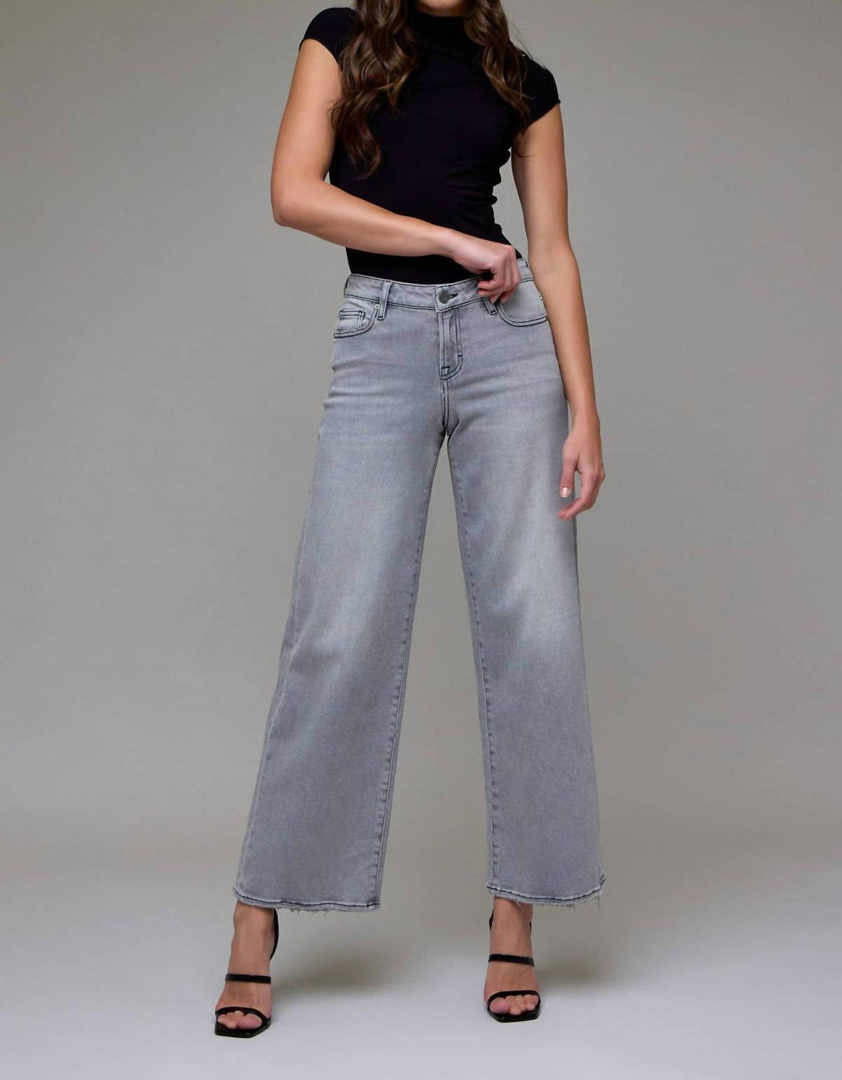Hidden - Women's Nori Mid Rise Wide Leg Jeans
