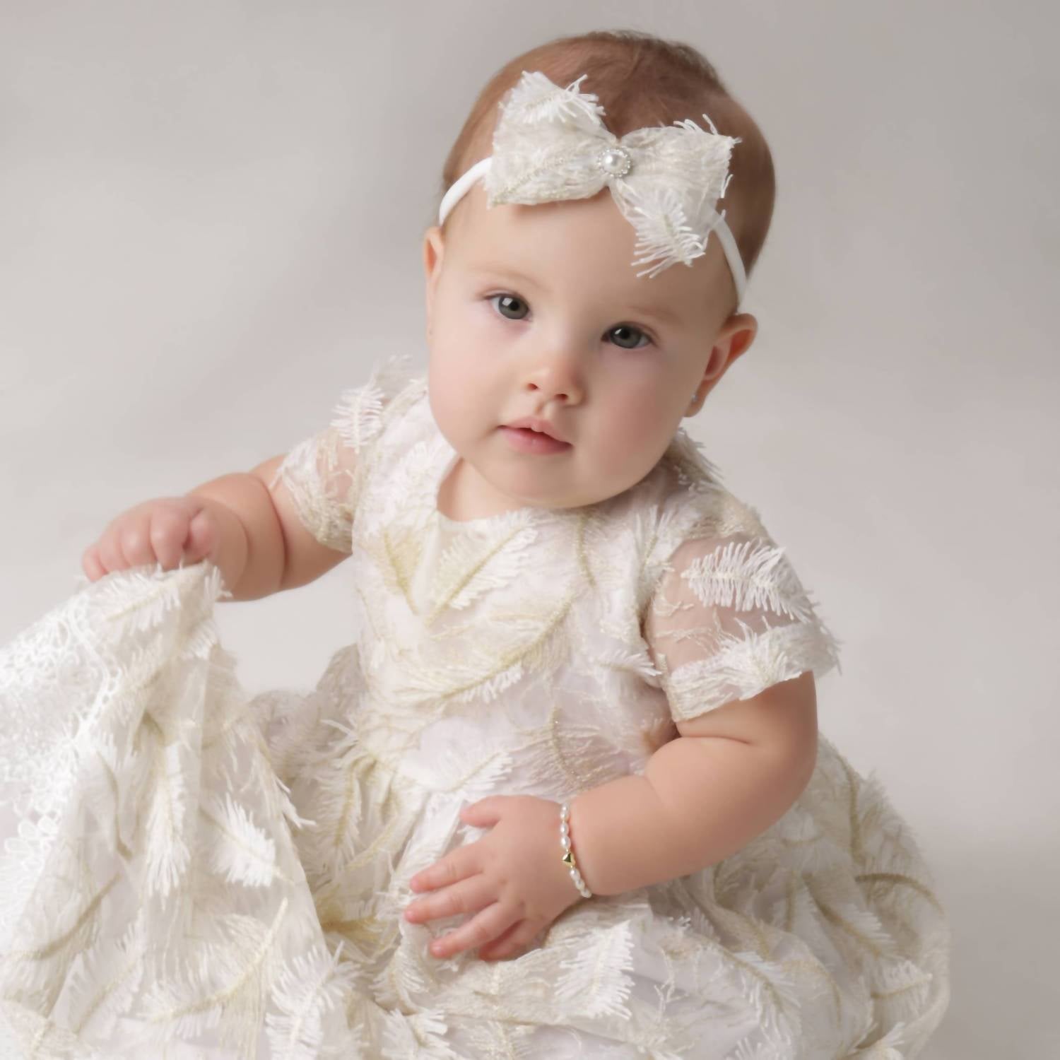 Cherished Moments - Kids Girls Willow Heart Pearl Bracelet
