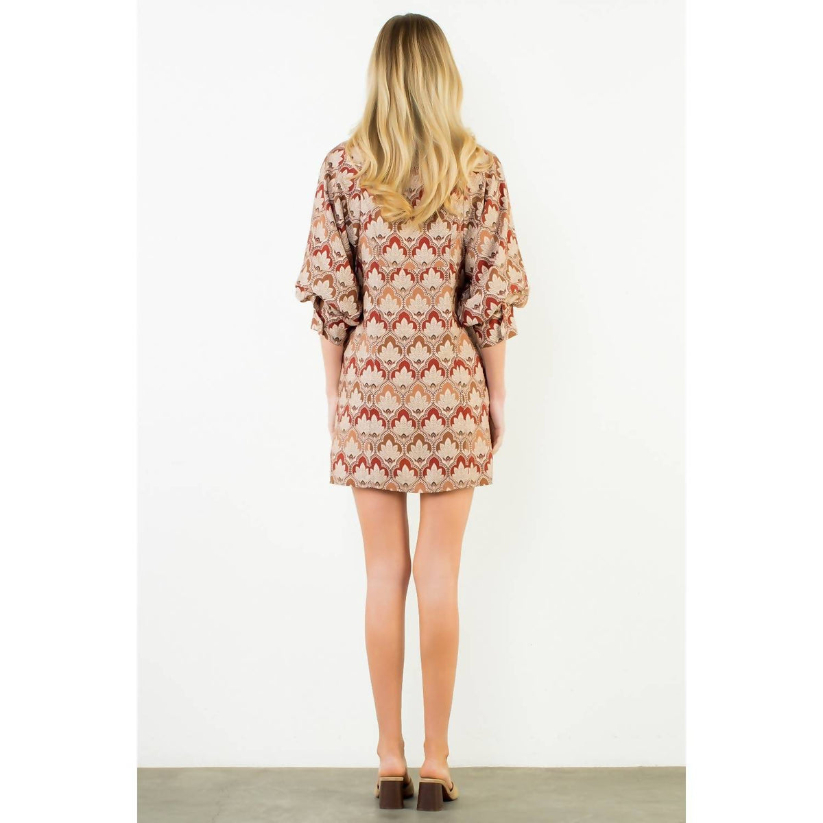 Thml - Long Sleeve Tie Waist Dress