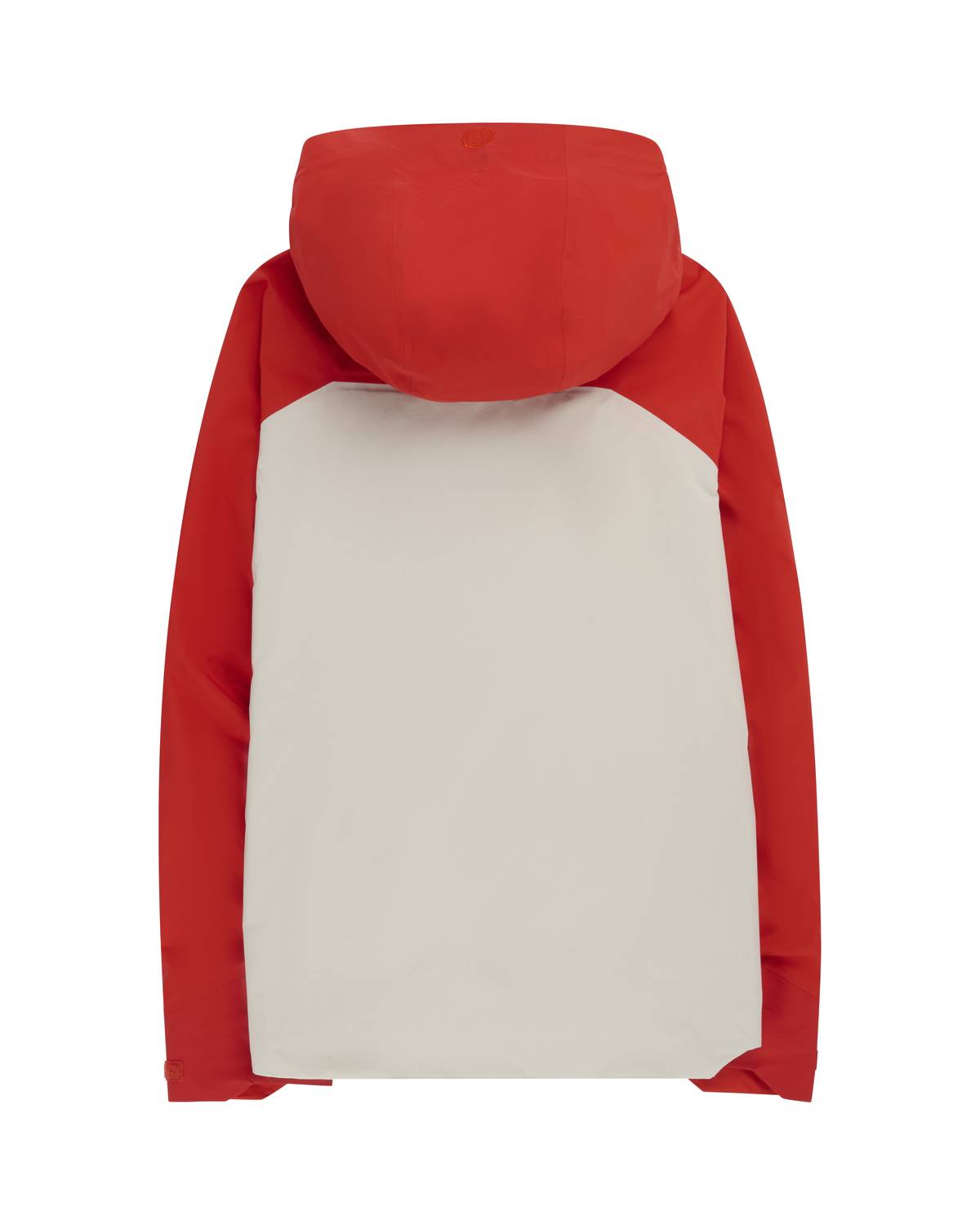 AMUNDSEN Men's Mountain Airy Shell Jacket in alert red oatmeal - men's jacket