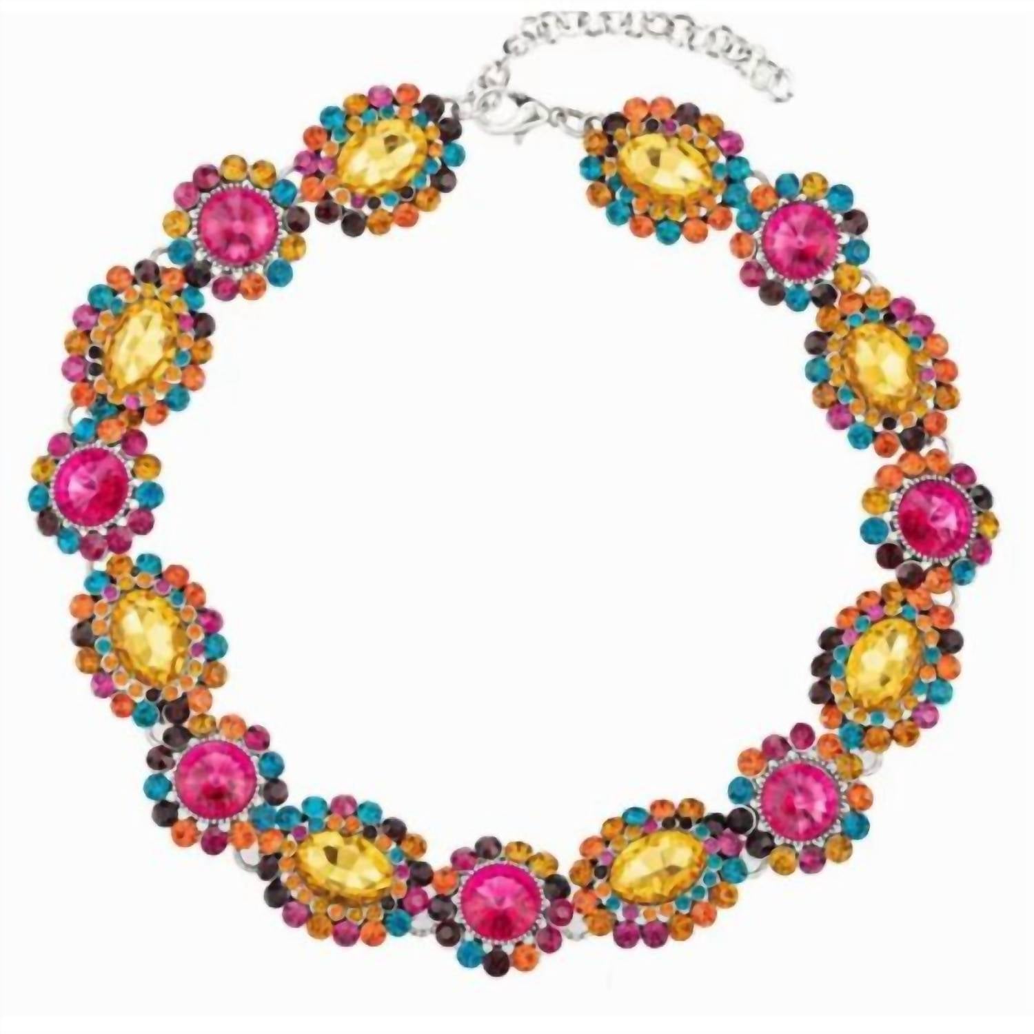 Eye Candy Los Angeles - Women's Rhinestone Statement Necklace