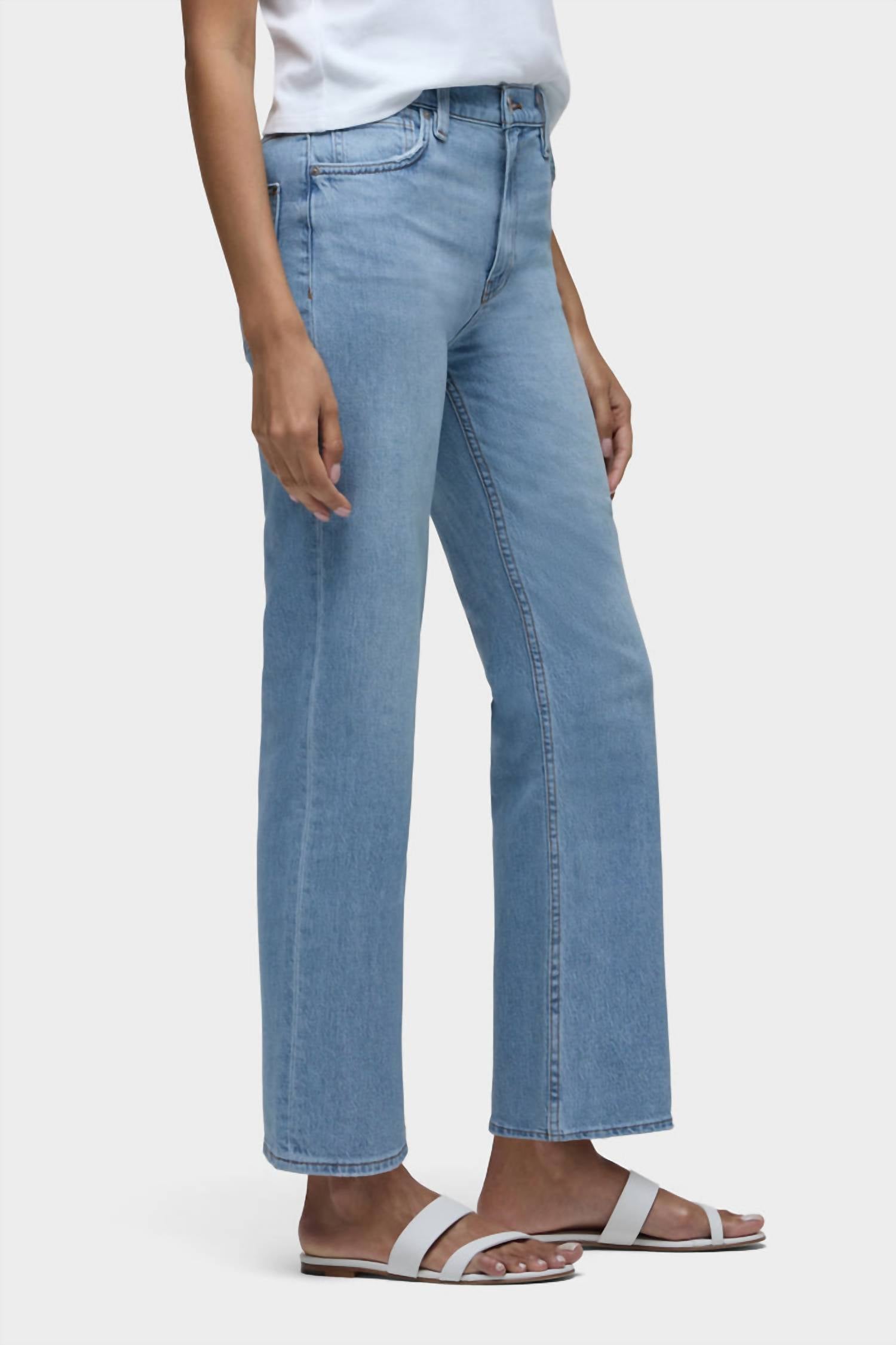 Hudson - Remi high rise straight ankle jean