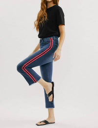 Kancan - Cropped Denim Jeans