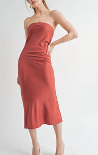 Sage The Label - Jess Tube Sleeveless Midi Dress