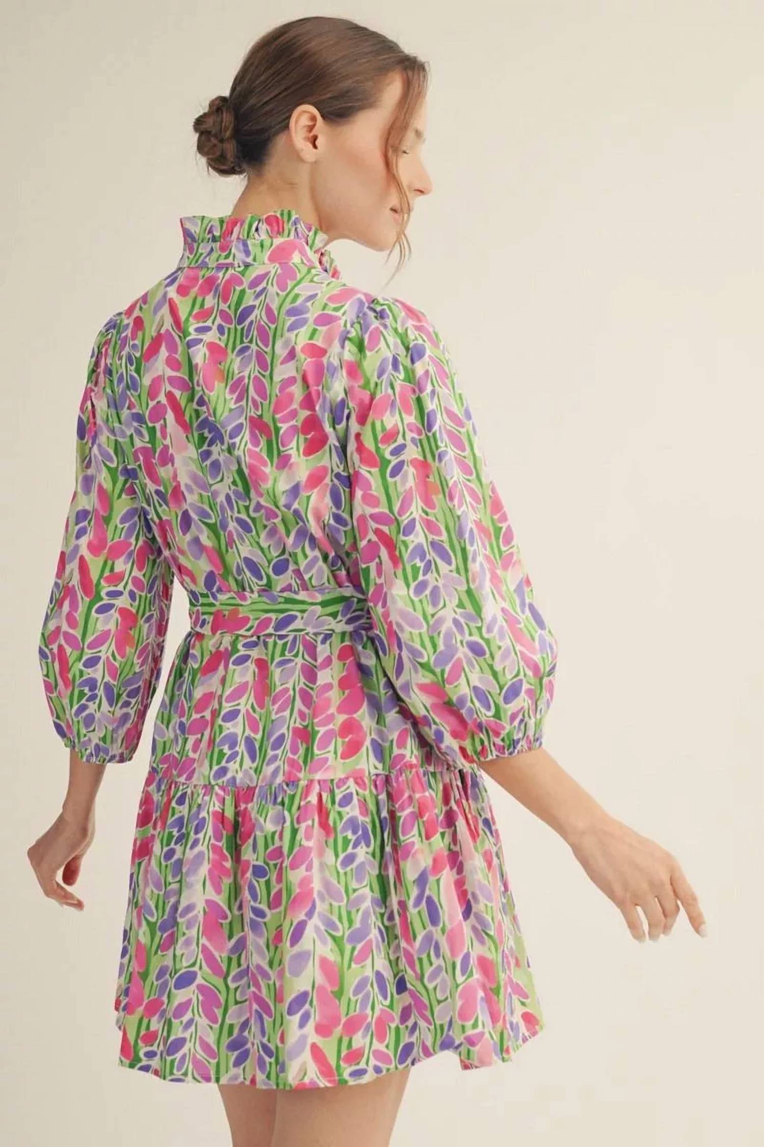 Jodifl - Tie Waist Mini Dress