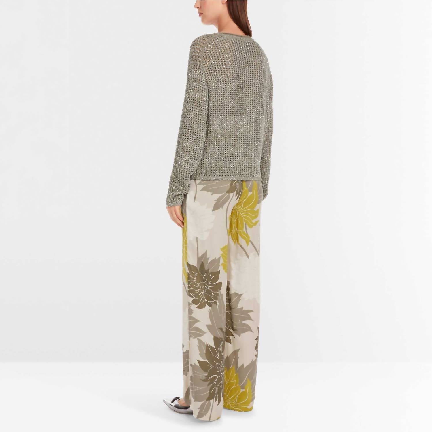 Marc Cain - Sequins Openwork Sweater