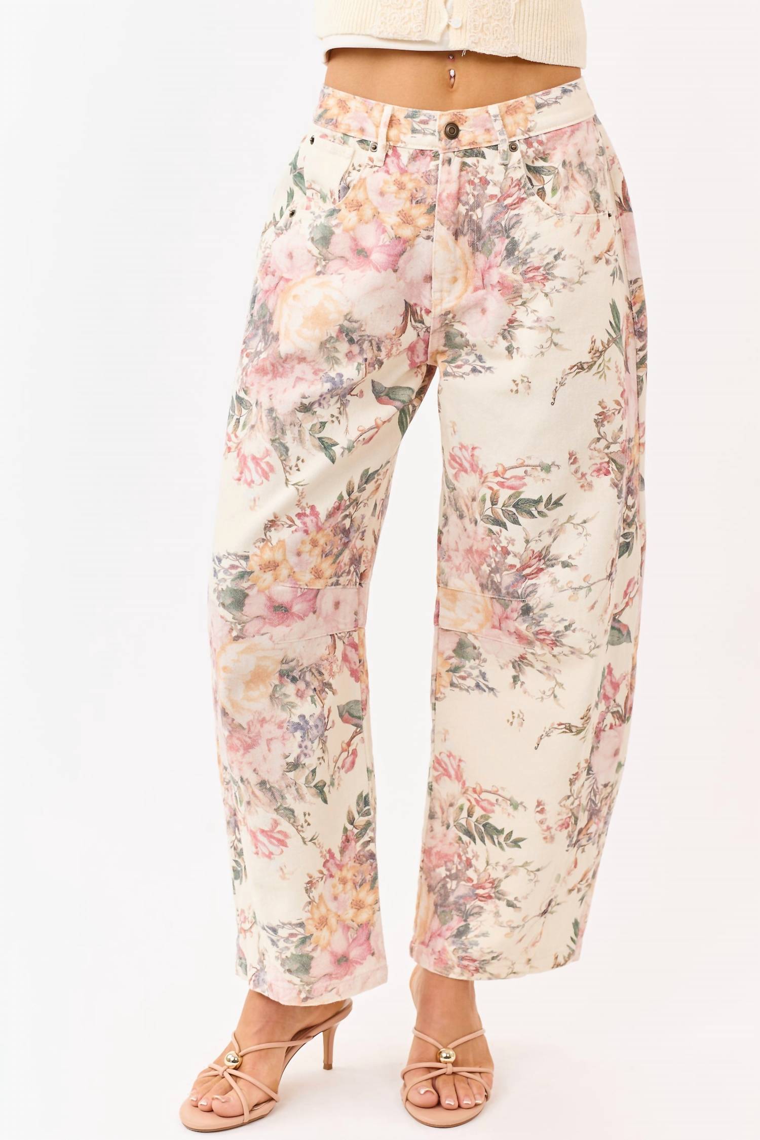 Entro - Blooming Fields Barrel Jeans