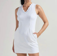 L'Oeuf Poche - Cloud 9 V-neck Dress