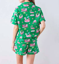 Printfresh - Flock Party Short Pajama Set