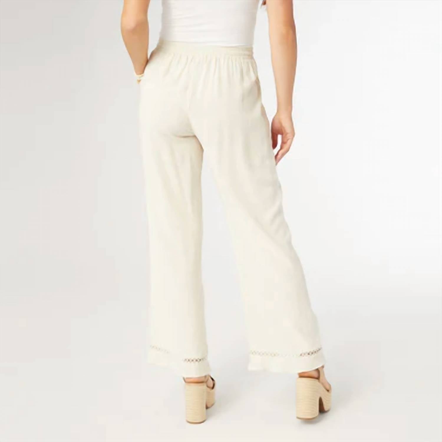 Coco + Carmen - Layla Crossover Ruffle Pant