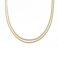 Brenda Grands - Women's Double Barrel Necklace