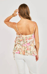 Sadie & Sage - Floral Dunes Tie Cami Top