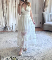 Fashion Concepts - Lace & Woven Maxi Dress
