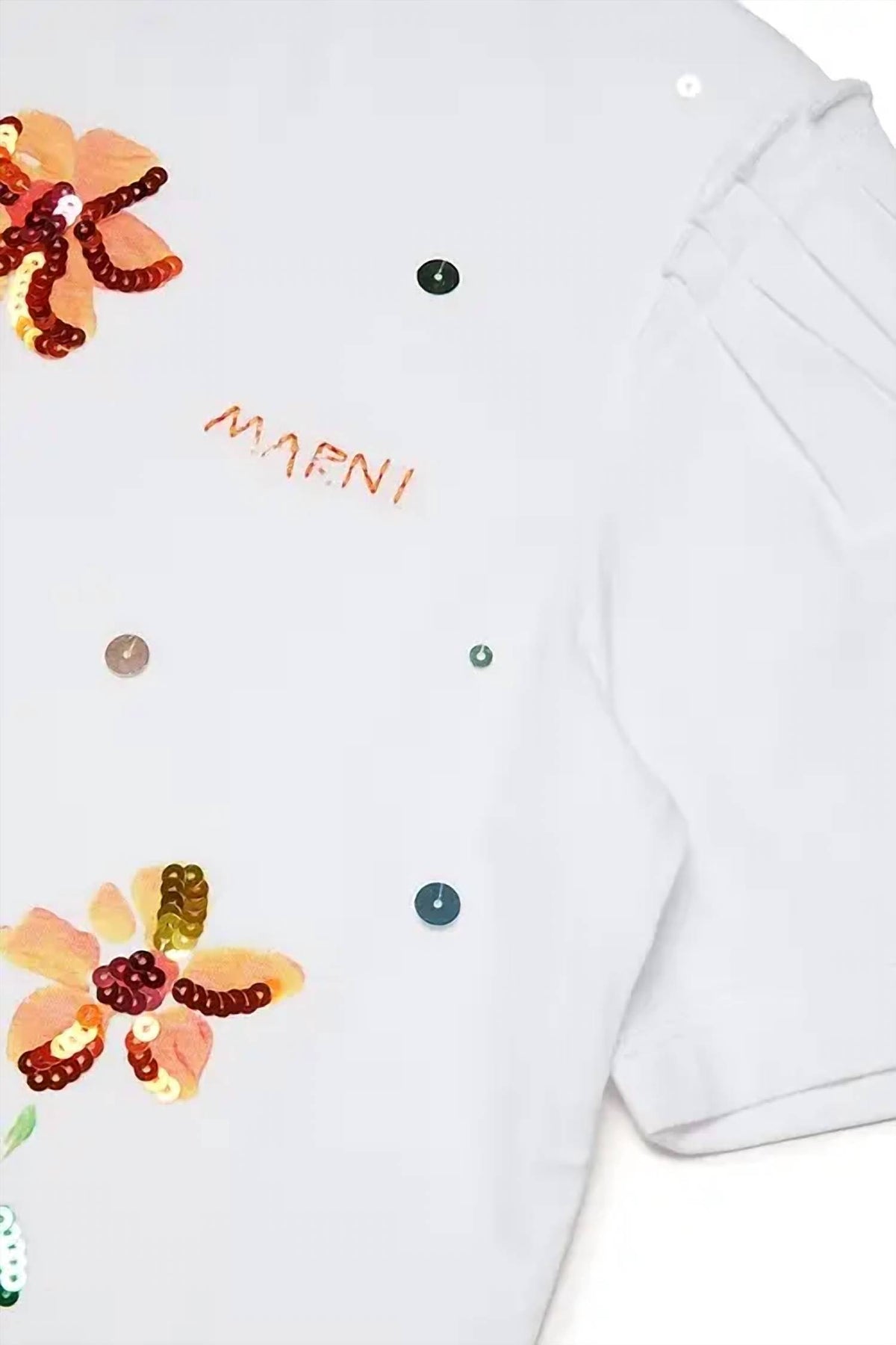Marni - Kids Embroidered Flower T-shirt