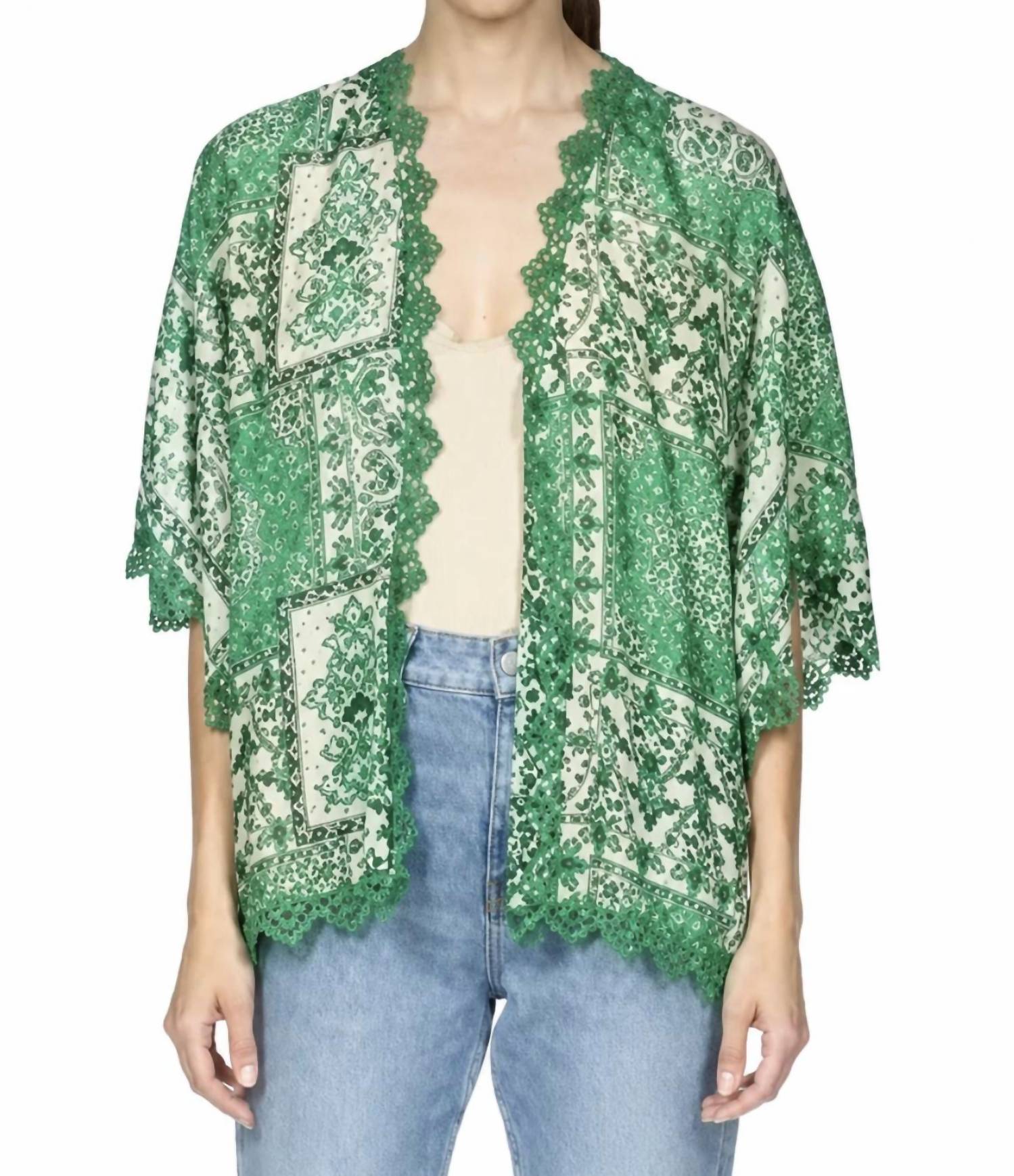 Johnny Was - Roseum Short Kimono