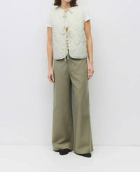 Mod Ref - Quilted Tie-Front Vest