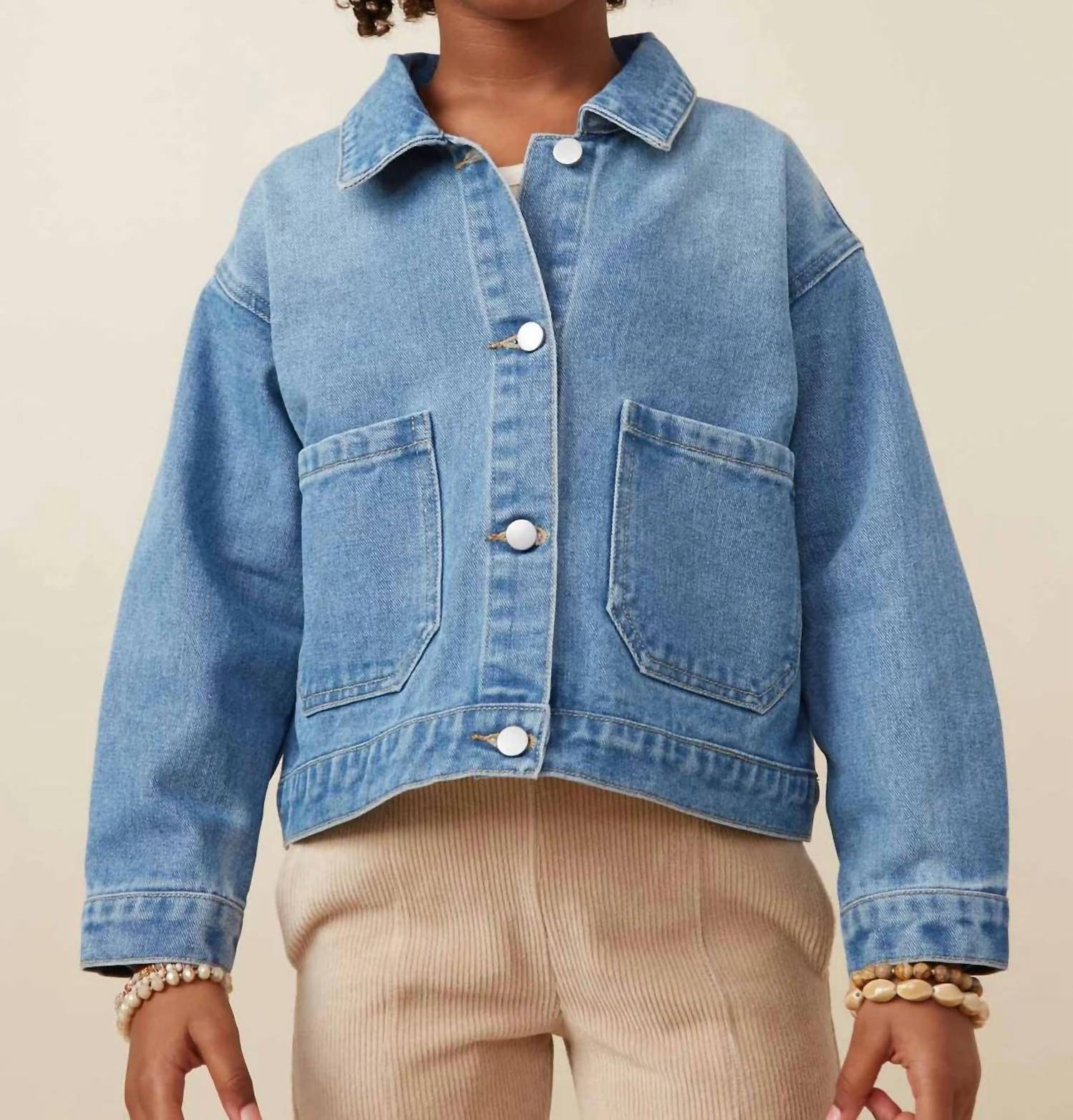Hayden Girls - Patch Pocket Chore Jacket