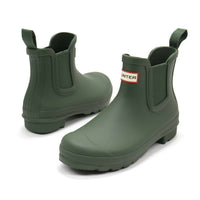 HUNTER Women's Original Chelsea Boots in hunter green - women's shoe - view 5