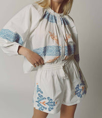 The Shirt - The Minka Embroidered Detail Shirt