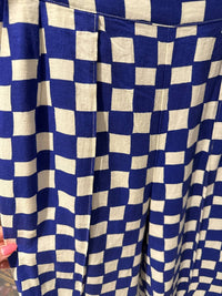 Farm Rio - Linen Blend Checked Pant