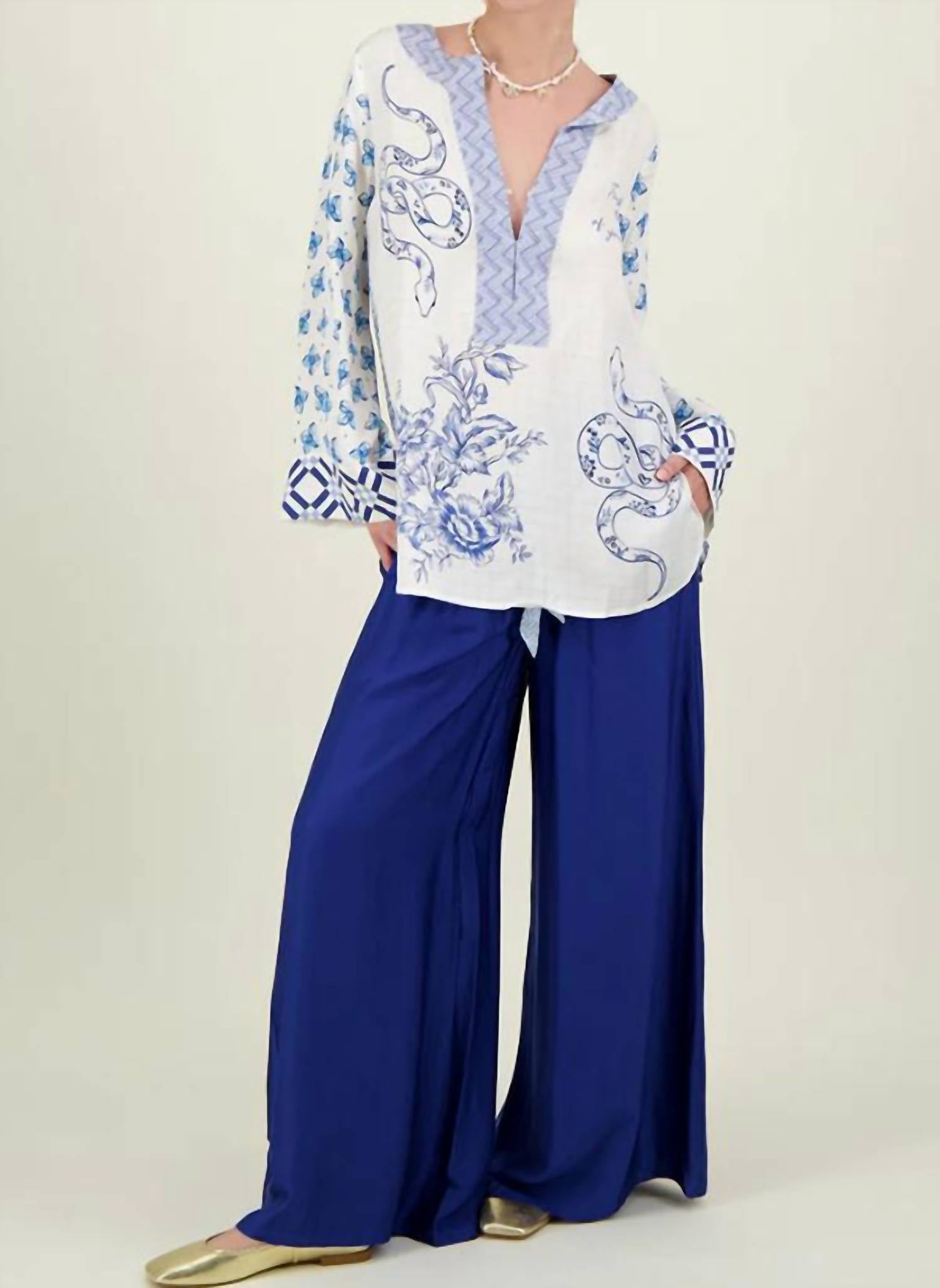 Me369 - Alexa Amalfi Placket Tunique