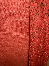 Made In Italy - Knitted 2 Layer Top & Scarf