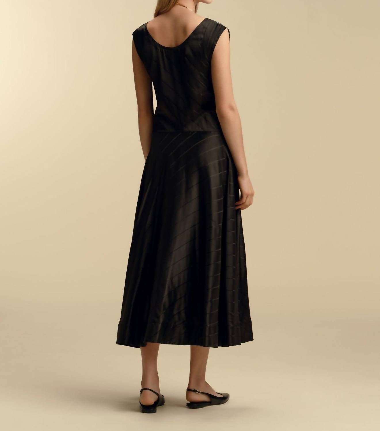 Marina Moscone - Convertible Satin Twill Dress