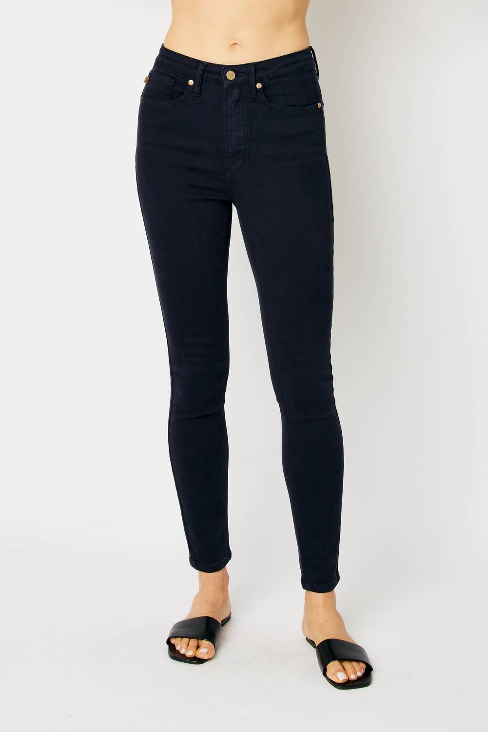Judy Blue - High Waist Tummy Control Garment Dyed Skinny Jeans