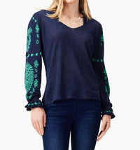 Nic + Zoe - Oceanic Long Sleeve Sweater