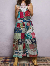 POL One Of A Kind V-neck Printed Jumpsuit in multicolor - women's pants - view 6
