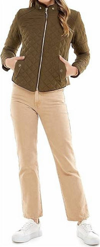 Love Tree - Ultra Lightweight Quilted Padded Zip Up Jacket